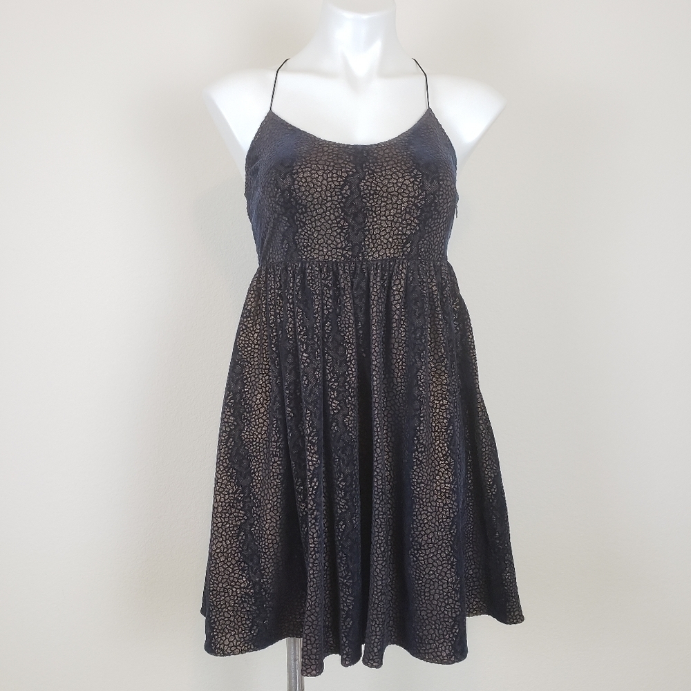 ASOS Gold Detail Sleeveless Casual Dress